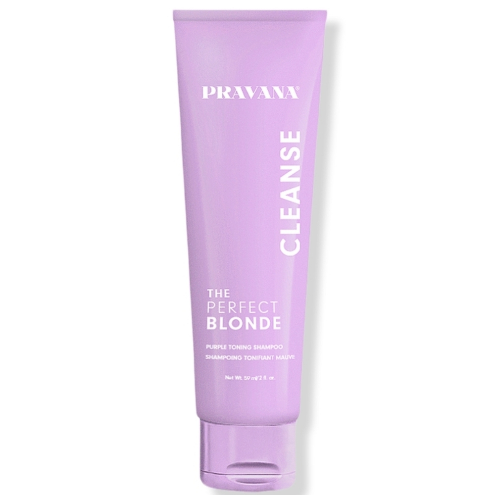 PRAVANA THE PERFECT BLONDE CLEANSE PURPLE TONING SHAMPOO.